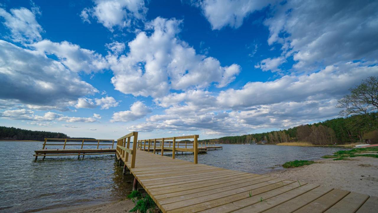 Sloneczny Domek Borsk Nr 2 I 15 - Nad Samym Jeziorem W Pierwszej Linii Eksteriør billede