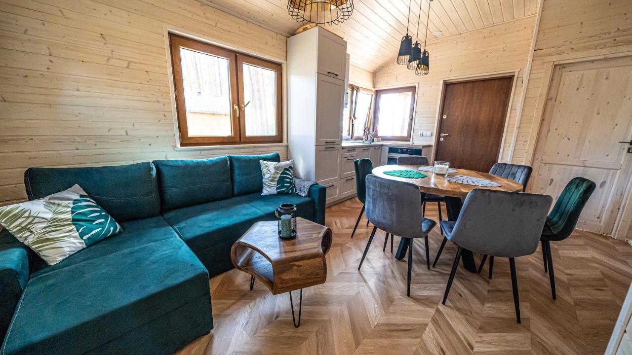 Sloneczny Domek Borsk Nr 2 I 15 - Nad Samym Jeziorem W Pierwszej Linii Eksteriør billede